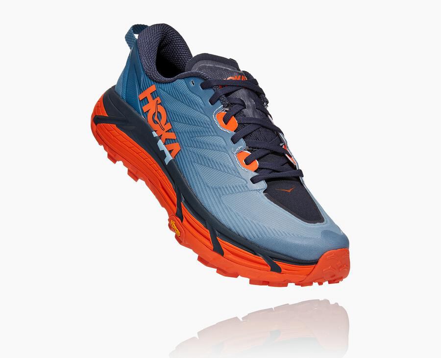 Hoka Mafate Speed 3 - Men's Trail Shoes - Blue - UK 748UZRWCA